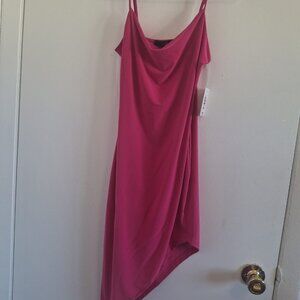 Dress Adjustable Straps Cowl Neck M
